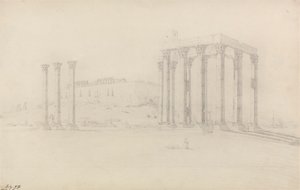 Tempel des Jupiter, Athen von John Foster