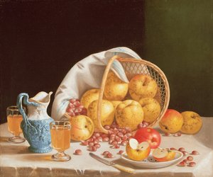 Stillleben mit gelben Äpfeln von John Francis