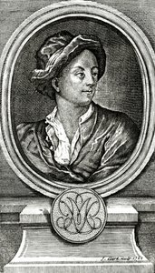 Matthew Prior, graviert von J. Clark, 1722 von John Francis Rigaud