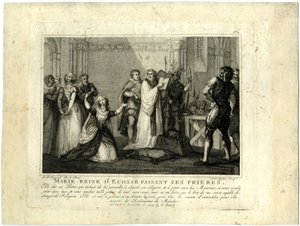 Die letzten Stunden von Maria Stuart, Königin von Schottland von John Francis Rigaud