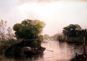 Die Themse bei Kew von John Francis Salmon