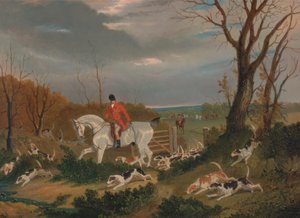 Die Suffolk-Jagd: Auf dem Weg zur Deckung in der Nähe von Herringswell
