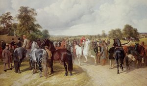 Englischer Pferdemarkt auf Southborough Common von John Frederick Herring Senior