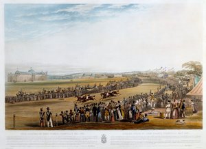 Sonderpreis von 5000 Francs in Chantilly im Jahr 1841 Druck von John Frederick Herring (1795-1865) 1841 Private Sammlung