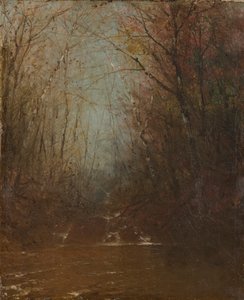 Waldinneres mit Bach, ca. 1860-1870 von John Frederick Kensett