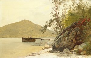 Landung am Sabbath Day Point, ca. 1853 von John Frederick Kensett