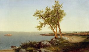 Küstenlinie im Sommer