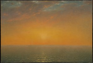 Sonnenuntergang am Meer von John Frederick Kensett
