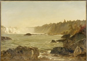 Blick auf die Niagarafälle von John Frederick Kensett
