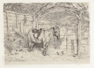 Stallszene von John Frederick Lewis