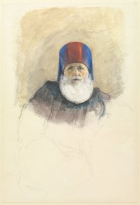 Studie für Mehmet Ali Pascha von John Frederick Lewis