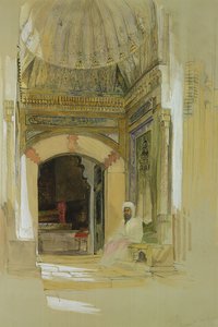 Grab von Bayazid I, Bursa, Türkei von John Frederick Lewis