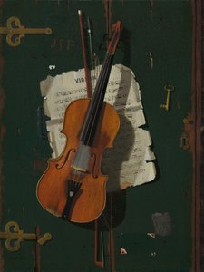 Die alte Violine, um 1890 von John Frederick Peto