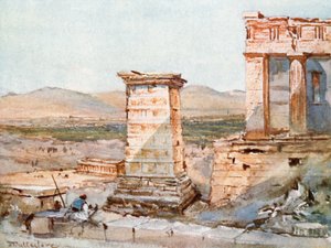 Athen. Das Monument von Agrippa und die Pinakothek von John Fulleylove