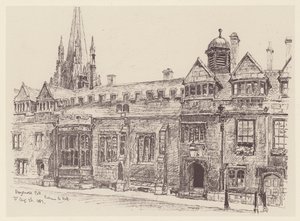 Brasenose College von John Fulleylove