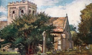 Iffley Kirche von Südosten von John Fulleylove
