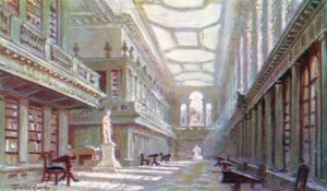 Innenraum der Bibliothek, All Souls