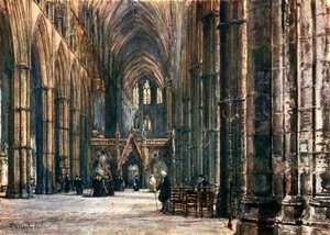 Innenansicht des Kirchenschiffs, Blick nach Osten von John Fulleylove