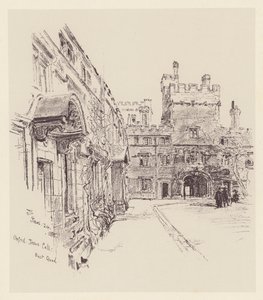 Jesus College von John Fulleylove