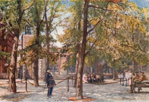 Hinrichtungsstätte innerhalb des Geheges des Towers von John Fulleylove