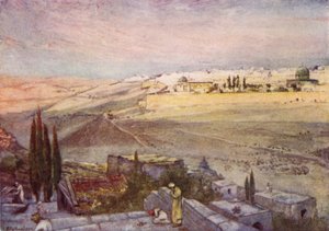 Sonnenaufgang vom Ölberg von John Fulleylove