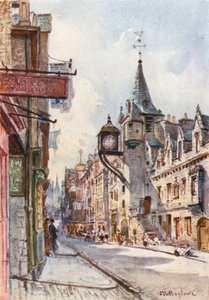 Das Canongate-Tolbooth, Blick nach Westen von John Fulleylove