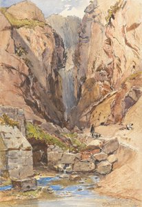 Die Kastalische Quelle, Delphi von John Fulleylove