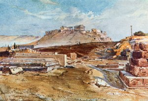 Das Dipylon in Athen von John Fulleylove