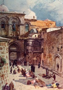 Der Vorhof der Grabeskirche, 1902