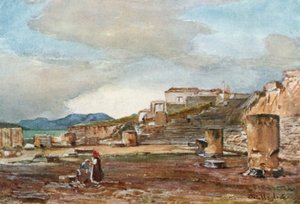 Die Halle des Großen Tempels der Mysterien, Eleusis von John Fulleylove