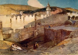Die Moschee in Hebron über der Höhle von Machpela von John Fulleylove