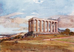 Das Nationaldenkmal auf dem Calton Hill von John Fulleylove