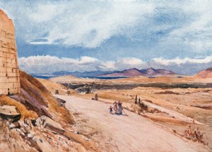 Das seewärtige Ende der Ebene von Attika in Richtung Salamis von John Fulleylove