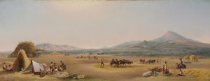 Ernte in der römischen Campagna
