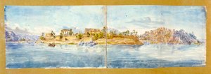 Landschaft, Ägypten, 19. Jahrhundert von John Gardner Wilkinson
