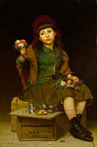 Kaufe einen Blumenstrauß von John George Brown