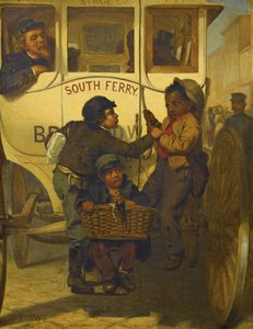 Farbige Menschen nicht auf dieser Linie erlaubt, 1863 von John George Brown