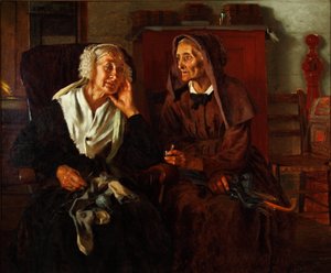 Die Nachbarn 1881 von John George Brown