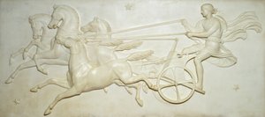 Relief von Phaeton, der den Sonnenwagen lenkt (Marmor) von John Gibson