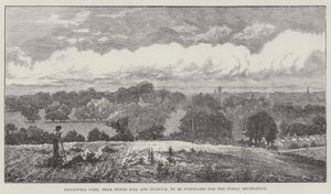 Brockwell Park, in der Nähe von Herne Hill und Dulwich, zum Kauf für die öffentliche Erholung von John Gilbert