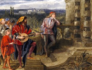 Illustration für Die zwei Herren aus Verona von William Shakespeare