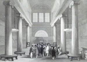 Börse, graviert von Henry Melville, ca. 1842