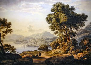 Ansicht im Lake District von John Glover