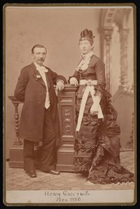 Porträt von Henry Gass und Ehefrau Emma Dibble von John Goldin