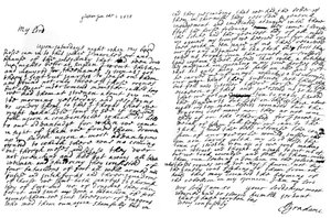 Ein Brief von Graham of Claverhouse, Viscount Dundee, 1629