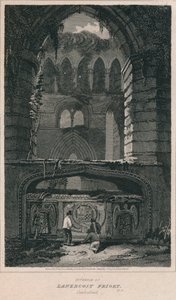 Innenraum der Lanercost Priory, Cumberland, 1814 von John Greig