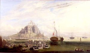 Die Abreise von Königin Victoria und Prinz Albert von St. Michael