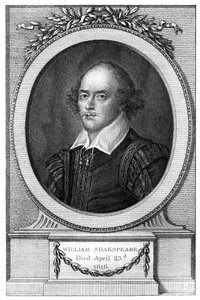 William Shakespeare, englischer Dichter und Dramatiker, 1820