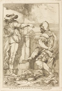 Ein Hauptmann der Banditen schickt eine Truppe aus von John Hamilton Mortimer