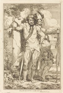 Banditen auf der Lauer von John Hamilton Mortimer